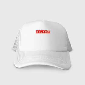 Кепка тракер с сеткой с принтом Милана/Milana в городе Новоалтайск, трикотажное полотно; задняя часть — сетка | длинный козырек, универсальный размер, пластиковая застежка | milana | name | names | имена | имя | милана