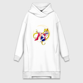 Платье-худи хлопок с принтом Sailor Moon в городе Новоалтайск,  |  | anime | manga | sailor moon | аниме | манга | сейлор мун | сейлормун