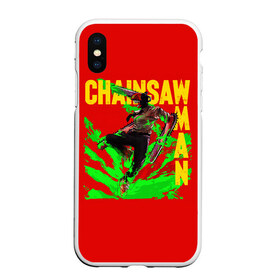 Чехол для iPhone XS Max матовый с принтом Человек Бензопила в городе Новоалтайск, Силикон | Область печати: задняя сторона чехла, без боковых панелей | anime | chainsaw man | denji | makima | manga | power | аниме | бим | денджи | дьявол бесконечности | кишибэ | летучая мышь | манга | пауэр | хаякава аки | химено | человек бензопила