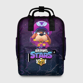 Женский рюкзак 3D с принтом Brawl Stars - Colonel Ruffs в городе Новоалтайск, 100% полиэстер | лямки с регулируемой длиной, сверху ручки, чтобы рюкзак нести как сумку. Основное отделение закрывается на молнию, как и внешний карман. Внутри два дополнительных кармана, один из которых закрывается на молнию. По бокам два дополнительных кармашка, куда поместится маленькая бутылочка
 | brawl | brawl ruffs | brawl stars | brawler | colonel ruffs | leon | new brawler | ruffs | ruffus | starrforce | бравл | бравл гавс | бравл пес | бравл собака | бравл старс | бравлер | гавс | генерал гавс | генерал пес | леон | руффс |