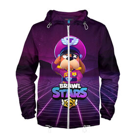 Мужская ветровка 3D с принтом Brawl Stars - Colonel Ruffs в городе Новоалтайск, 100% полиэстер | подол и капюшон оформлены резинкой с фиксаторами, два кармана без застежек по бокам, один потайной карман на груди | Тематика изображения на принте: brawl | brawl ruffs | brawl stars | brawler | colonel ruffs | leon | new brawler | ruffs | ruffus | starrforce | бравл | бравл гавс | бравл пес | бравл собака | бравл старс | бравлер | гавс | генерал гавс | генерал пес | леон | руффс |