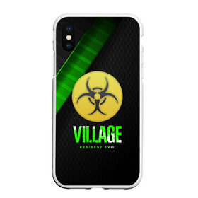 Чехол для iPhone XS Max матовый с принтом RESIDENT EVIL VILLAGE в городе Новоалтайск, Силикон | Область печати: задняя сторона чехла, без боковых панелей | biohazard | game | monster | resident evil | resident evil 8 | umbrella | umbrella corp | umbrella corporation | zombie | обитель зла