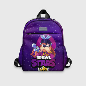 Детский рюкзак 3D с принтом Brawl Stars - Генерал Гавс в городе Новоалтайск, 100% полиэстер | лямки с регулируемой длиной, сверху петелька, чтобы рюкзак можно было повесить на вешалку. Основное отделение закрывается на молнию, как и внешний карман. Внутри дополнительный карман. По бокам два дополнительных кармашка | 2020 | 2021 | brawl | colonel | dog | leon | ruffus | space | stars | бравл | браво | гавс | генерал | корабль | космический | космос | леон | лион | новые | новый | персонаж | персонажи | пес | планеты | собака | страс