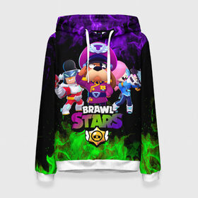 Женская толстовка 3D с принтом Brawl Stars the StarrForce в городе Новоалтайск, 100% полиэстер  | двухслойный капюшон со шнурком для регулировки, мягкие манжеты на рукавах и по низу толстовки, спереди карман-кенгуру с мягким внутренним слоем. | brawl | brawl ruffs | brawl stars | brawler | colette | colonel ruffs | leon | new brawler | ruffs | ruffus | space ox bull | starrforce | астробык булл | бравл | бравл гавс | бравл старс | бравлер | гавс | генерал пес | колетт | леон 