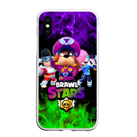 Чехол для iPhone XS Max матовый с принтом Brawl Stars the StarrForce в городе Новоалтайск, Силикон | Область печати: задняя сторона чехла, без боковых панелей | Тематика изображения на принте: brawl | brawl ruffs | brawl stars | brawler | colette | colonel ruffs | leon | new brawler | ruffs | ruffus | space ox bull | starrforce | астробык булл | бравл | бравл гавс | бравл старс | бравлер | гавс | генерал пес | колетт | леон 