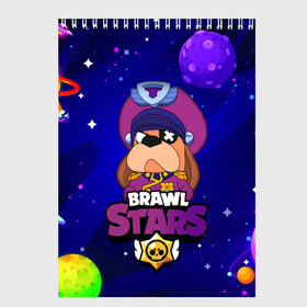 Скетчбук с принтом Brawl Stars - Генерал Гавс в городе Новоалтайск, 100% бумага
 | 48 листов, плотность листов — 100 г/м2, плотность картонной обложки — 250 г/м2. Листы скреплены сверху удобной пружинной спиралью | Тематика изображения на принте: 2020 | 2021 | brawl | colonel | dog | leon | ruffus | space | stars | бравл | браво | гавс | генерал | корабль | космический | космос | леон | лион | новые | новый | персонаж | персонажи | пес | планеты | собака | страс