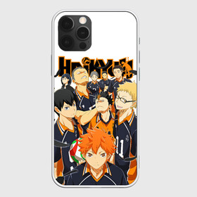 Чехол для iPhone 12 Pro Max с принтом ВОЛЕЙБОЛ!! / HAIKYUU!! в городе Новоалтайск, Силикон |  | Тематика изображения на принте: anime | haikyu | haikyuu | karasuno | аниме | волейбол | ворон | карасуно | манга | мяч | сёё хината
