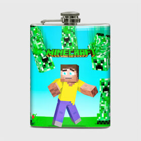 Фляга с принтом Minecraft в городе Новоалтайск, металлический корпус | емкость 0,22 л, размер 125 х 94 мм. Виниловая наклейка запечатывается полностью | minecraft | алекс | белый | блоки | ведьма | взрывчатка | визера | волк | гаст | добывать | дракон | зеленый куб | зомби | игра | крафт | крипер | кубики | лошадка | майн | майнкрафт | манкрафт | овечка | оцелот