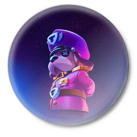 Значок с принтом ГЕНЕРАЛ ГАВС - BRAWL STARS в городе Новоалтайск,  металл | круглая форма, металлическая застежка в виде булавки | brawl stars | brawl stars 5 | brawl stars 5 сезон | ronin rufus | бравл старс | бравлы | гавс | генерал гавс | молния | ронин гавс | собака