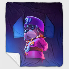 Плед с рукавами с принтом ГЕНЕРАЛ ГАВС - BRAWL STARS в городе Новоалтайск, 100% полиэстер | Закругленные углы, все края обработаны. Ткань не мнется и не растягивается. Размер 170*145 | Тематика изображения на принте: brawl stars | brawl stars 5 | brawl stars 5 сезон | ronin rufus | бравл старс | бравлы | гавс | генерал гавс | молния | ронин гавс | собака