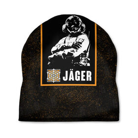 Шапка 3D с принтом Jager в городе Новоалтайск, 100% полиэстер | универсальный размер, печать по всей поверхности изделия | jager | r6s | rainbow six siege | оперативник | персонаж | ягер