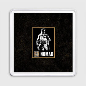 Магнит 55*55 с принтом Nomad в городе Новоалтайск, Пластик | Размер: 65*65 мм; Размер печати: 55*55 мм | nomad | r6s | rainbow six siege | номад | оперативник | персонаж