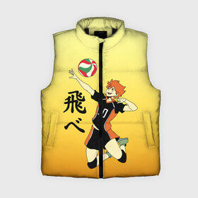 Женский жилет утепленный 3D с принтом Fly High Haikyuu в городе Новоалтайск,  |  | fly high | haikyu | haikyuu | jump | аниме персонажи | волейбол | иероглифы | кенма козуме | лети высоко | логотипы аниме | мяч | ринтаро | сатори | спортсмен | шоё хинато | японские