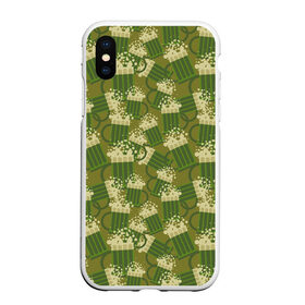 Чехол для iPhone XS Max матовый с принтом кружка пива милитари в городе Новоалтайск, Силикон | Область печати: задняя сторона чехла, без боковых панелей | 23 февраля | армейские | все | милитари | мужчине | силовые структуры