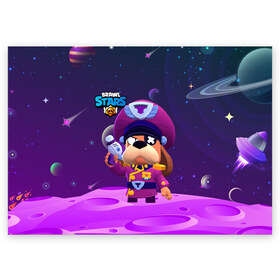 Поздравительная открытка с принтом Генерал Гавс brawl stars в городе Новоалтайск, 100% бумага | плотность бумаги 280 г/м2, матовая, на обратной стороне линовка и место для марки
 | brawl | brawl stars | brawlstars | brawl_stars | jessie | бравл | бравлер руффс | бравлстарс | генерал гавс