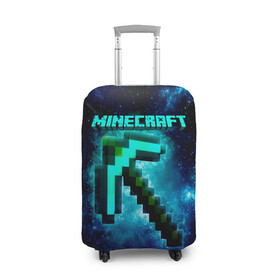 Чехол для чемодана 3D с принтом Minecraft в городе Новоалтайск, 86% полиэфир, 14% спандекс | двустороннее нанесение принта, прорези для ручек и колес | minecraft | алекс | белый | блоки | ведьма | взрывчатка | визера | волк | гаст | добывать | дракон | зеленый куб | зомби | игра | крафт | крипер | кубики | лошадка | майн | майнкрафт | манкрафт | овечка | оцелот
