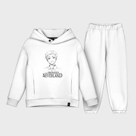 Детский костюм хлопок Oversize с принтом Норман (Z) в городе Новоалтайск,  |  | norman | promised neverland | the promised neverland | yakusoku no neverland | неверленд | норман | обещанная страна | обещанная страна грёз | обещанный неверленд | якусоку но нэба