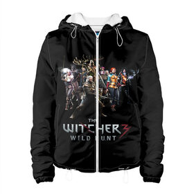 Женская куртка 3D с принтом THE WITCHER | ВЕДЬМАК 3 в городе Новоалтайск, ткань верха — 100% полиэстер, подклад — флис | прямой крой, подол и капюшон оформлены резинкой с фиксаторами, два кармана без застежек по бокам, один большой потайной карман на груди. Карман на груди застегивается на липучку | 
