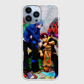 Чехол для iPhone 13 Pro Max с принтом На скейте в бесконечность в городе Новоалтайск,  |  | anime | japan | langa | reki | sk8 | sk8 the infinity | skate | the infinity | аниме | иероглифы | ланга | на скейте в бесконечность | реки | скейт | скейт бесконечность | скейтборд | скейтеры | япония