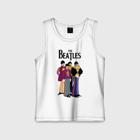 Детская майка хлопок с принтом THE BEATLES в городе Новоалтайск,  |  | the beatles | битлз | битлс | битлы | джон леннон | джордж харрисон | пол маккартни | ринго старр