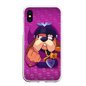 Чехол для iPhone XS Max матовый с принтом ГЕНЕРАЛ ГАВС - Brawl Stars в городе Новоалтайск, Силикон | Область печати: задняя сторона чехла, без боковых панелей | brawl stars | brawl stars 5 | brawl stars 5 сезон | ronin rufus | бравл старс | бравлы | гавс | генерал гавс | огонь | пламя | ронин гавс | собака