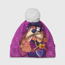 Шапка 3D c помпоном с принтом ГЕНЕРАЛ ГАВС - Brawl Stars в городе Новоалтайск, 100% полиэстер | универсальный размер, печать по всей поверхности изделия | Тематика изображения на принте: brawl stars | brawl stars 5 | brawl stars 5 сезон | ronin rufus | бравл старс | бравлы | гавс | генерал гавс | огонь | пламя | ронин гавс | собака