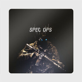 Магнит виниловый Квадрат с принтом Spec Ops в городе Новоалтайск, полимерный материал с магнитным слоем | размер 9*9 см, закругленные углы | 
