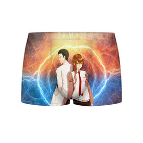 Мужские трусы 3D с принтом Врата Штейна в городе Новоалтайск, 50% хлопок, 50% полиэстер | классическая посадка, на поясе мягкая тканевая резинка | Тематика изображения на принте: 