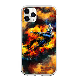 Чехол для iPhone 11 Pro Max матовый с принтом CS GO Fire в городе Новоалтайск, Силикон |  | Тематика изображения на принте: counter strike | cs go | karambit | контра | кс го