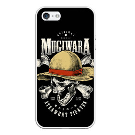 Чехол для iPhone 5/5S матовый с принтом MUGIWARA ONE PIECE в городе Новоалтайск, Силикон | Область печати: задняя сторона чехла, без боковых панелей | anime | luffy | one piece | onepiece | usopp | zoho | zoro | аниме | большой куш | ван пис | ванпис | вон пис | луфи | луффи | манки д луффи | пират | скелет | шляпа