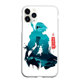 Чехол для iPhone 11 Pro матовый с принтом NIER AUTOMATA 2B в городе Новоалтайск, Силикон |  | 2 би | 2b | automata | nier | nier automata | nir | ниер автомата | нир автомата