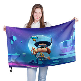 Флаг 3D с принтом Генерал Гавс brawl stars в городе Новоалтайск, 100% полиэстер | плотность ткани — 95 г/м2, размер — 67 х 109 см. Принт наносится с одной стороны | brawl | brawl stars | brawlstars | brawl_stars | jessie | бравл | бравлер руффс | бравлстарс | генерал гавс