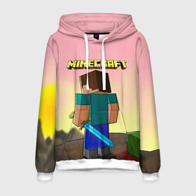 Мужская толстовка 3D с принтом Minecraft в городе Новоалтайск, 100% полиэстер | двухслойный капюшон со шнурком для регулировки, мягкие манжеты на рукавах и по низу толстовки, спереди карман-кенгуру с мягким внутренним слоем. | minecraft | алекс | белый | блоки | ведьма | взрывчатка | визера | волк | гаст | добывать | дракон | зеленый куб | зомби | игра | крафт | крипер | кубики | лошадка | майн | майнкрафт | манкрафт | овечка | оцелот