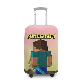 Чехол для чемодана 3D с принтом Minecraft в городе Новоалтайск, 86% полиэфир, 14% спандекс | двустороннее нанесение принта, прорези для ручек и колес | minecraft | алекс | белый | блоки | ведьма | взрывчатка | визера | волк | гаст | добывать | дракон | зеленый куб | зомби | игра | крафт | крипер | кубики | лошадка | майн | майнкрафт | манкрафт | овечка | оцелот