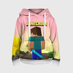Детская толстовка 3D с принтом Minecraft в городе Новоалтайск, 100% полиэстер | двухслойный капюшон со шнурком для регулировки, мягкие манжеты на рукавах и по низу толстовки, спереди карман-кенгуру с мягким внутренним слоем | Тематика изображения на принте: minecraft | алекс | белый | блоки | ведьма | взрывчатка | визера | волк | гаст | добывать | дракон | зеленый куб | зомби | игра | крафт | крипер | кубики | лошадка | майн | майнкрафт | манкрафт | овечка | оцелот