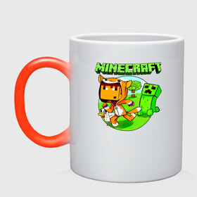 Кружка хамелеон с принтом Minecraft в городе Новоалтайск, керамика | меняет цвет при нагревании, емкость 330 мл | minecraft | алекс | белый | блоки | ведьма | взрывчатка | визера | волк | гаст | добывать | дракон | зеленый куб | зомби | игра | крафт | крипер | кубики | лошадка | майн | майнкрафт | манкрафт | овечка | оцелот