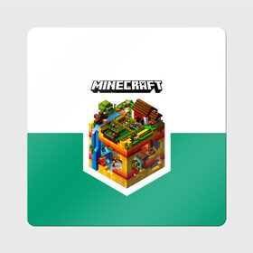 Магнит виниловый Квадрат с принтом Minecraft в городе Новоалтайск, полимерный материал с магнитным слоем | размер 9*9 см, закругленные углы | Тематика изображения на принте: minecraft | алекс | белый | блоки | ведьма | взрывчатка | визера | волк | гаст | добывать | дракон | зеленый куб | зомби | игра | крафт | крипер | кубики | лошадка | майн | майнкрафт | манкрафт | овечка | оцелот