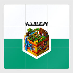 Магнитный плакат 3Х3 с принтом Minecraft в городе Новоалтайск, Полимерный материал с магнитным слоем | 9 деталей размером 9*9 см | minecraft | алекс | белый | блоки | ведьма | взрывчатка | визера | волк | гаст | добывать | дракон | зеленый куб | зомби | игра | крафт | крипер | кубики | лошадка | майн | майнкрафт | манкрафт | овечка | оцелот