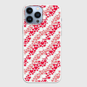 Чехол для iPhone 13 Pro Max с принтом Волны Любви в городе Новоалтайск,  |  | erotic | femdom | love | playboy | для влюбленных | любовь | плейбой | подарок любви | поцелуй | романтика | садо мазо | свидание | сердечки | страсть | фемдом |