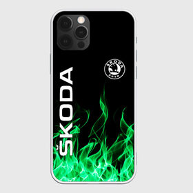 Чехол для iPhone 12 Pro Max с принтом SKODA в городе Новоалтайск, Силикон |  | Тематика изображения на принте: auto | fire | green | logo | skoda | vag | авто | ваг | водителям | зеленый | логотип | машины | огонь | шкода