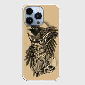 Чехол для iPhone 13 Pro с принтом русь в городе Новоалтайск,  |  | ethnic | folk | north | runes | slav | викинги | волк | вороны | один | руны | русь | север | скандинавия | славяне | фолк | фольклор | череп | этника | этно | язычество