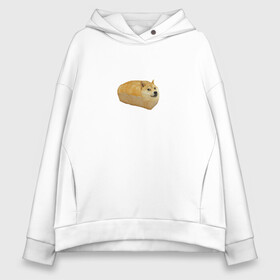 Женское худи Oversize хлопок с принтом Doge Bread в городе Новоалтайск, френч-терри — 70% хлопок, 30% полиэстер. Мягкий теплый начес внутри —100% хлопок | боковые карманы, эластичные манжеты и нижняя кромка, капюшон на магнитной кнопке | derp face | derp face big eyes | derp face character | derp face circle | derp face open mouth | dog | doge | doge bread | lol | mem | memes | глупый | голова | лицо | мдк | мем | мемы | нарисованный | прикол | смех | собака | сумасшедший | хле