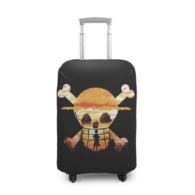 Чехол для чемодана 3D с принтом One piece в городе Новоалтайск, 86% полиэфир, 14% спандекс | двустороннее нанесение принта, прорези для ручек и колес | anime | one piece | аниме | анимэ | большой куш | ван пис | король пиратов | луффи | пират | пираты | пираты соломенной шляпы | рыжий шанкс | эйтиро одо