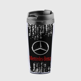 Термокружка-непроливайка с принтом MERCEDES. в городе Новоалтайск, внутренняя часть — пищевой пластик, наружная часть — прозрачный пластик, между ними — полиграфическая вставка с рисунком | объем — 350 мл, герметичная крышка | abstract | amg | auto | brand | car | geometry | mercedes | sport | texture | абстракция | авто | автомобильные | амг | бренд | геометрия | классика | машины | мерседес | модные | спорт | стиль | текстура