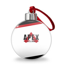 Ёлочный шар с принтом APEX LEGENDS в городе Новоалтайск, Пластик | Диаметр: 77 мм | Тематика изображения на принте: apex | apex legends | battle | battle royal | bloodhound | titanfall | wraith | апекс | апекс легендс | батл | битва | война | королевская битва | легендс | рояль