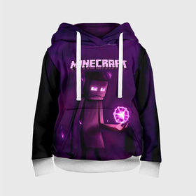 Детская толстовка 3D с принтом Minecraft Слендермен в городе Новоалтайск, 100% полиэстер | двухслойный капюшон со шнурком для регулировки, мягкие манжеты на рукавах и по низу толстовки, спереди карман-кенгуру с мягким внутренним слоем | Тематика изображения на принте: minecraft | алекс | белый | блоки | ведьма | взрывчатка | визера | волк | гаст | добывать | дракон | зеленый куб | зомби | игра | крафт | крипер | кубики | лошадка | майн | майнкрафт | манкрафт | овечка | оцелот