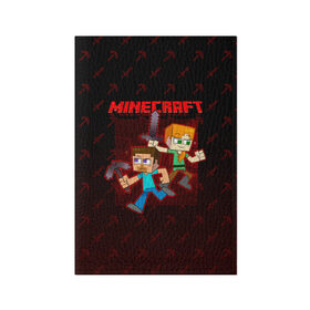Обложка для паспорта матовая кожа с принтом Minecraft в городе Новоалтайск, натуральная матовая кожа | размер 19,3 х 13,7 см; прозрачные пластиковые крепления | minecraft | алекс | белый | блоки | ведьма | взрывчатка | визера | волк | гаст | добывать | дракон | зеленый куб | зомби | игра | крафт | крипер | кубики | лошадка | майн | майнкрафт | манкрафт | овечка | оцелот