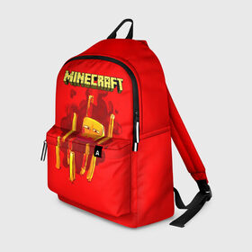 Рюкзак 3D с принтом Minecraft в городе Новоалтайск, 100% полиэстер | лямки с регулируемой длиной, сверху петелька, чтобы рюкзак можно было повесить на вешалку. Основное отделение закрывается на молнию, как и внешний карман. Внутри два дополнительных кармана, один из которых закрывается на молнию. По бокам два дополнительных кармашка | Тематика изображения на принте: minecraft | алекс | белый | блоки | ведьма | взрывчатка | визера | волк | гаст | добывать | дракон | зеленый куб | зомби | игра | крафт | крипер | кубики | лошадка | майн | майнкрафт | манкрафт | овечка | оцелот