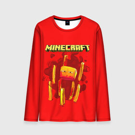 Мужской лонгслив 3D с принтом Minecraft в городе Новоалтайск, 100% полиэстер | длинные рукава, круглый вырез горловины, полуприлегающий силуэт | Тематика изображения на принте: minecraft | алекс | белый | блоки | ведьма | взрывчатка | визера | волк | гаст | добывать | дракон | зеленый куб | зомби | игра | крафт | крипер | кубики | лошадка | майн | майнкрафт | манкрафт | овечка | оцелот