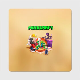 Магнит виниловый Квадрат с принтом Minecraft в городе Новоалтайск, полимерный материал с магнитным слоем | размер 9*9 см, закругленные углы | minecraft | алекс | белый | блоки | ведьма | взрывчатка | визера | волк | гаст | добывать | дракон | зеленый куб | зомби | игра | крафт | крипер | кубики | лошадка | майн | майнкрафт | манкрафт | овечка | оцелот